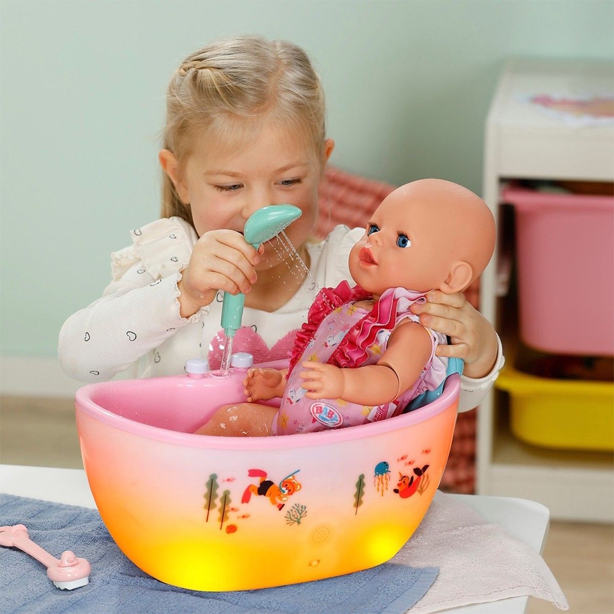 Автоматическая ванночка для куклы Baby Born – Сказочное купание  фото 6