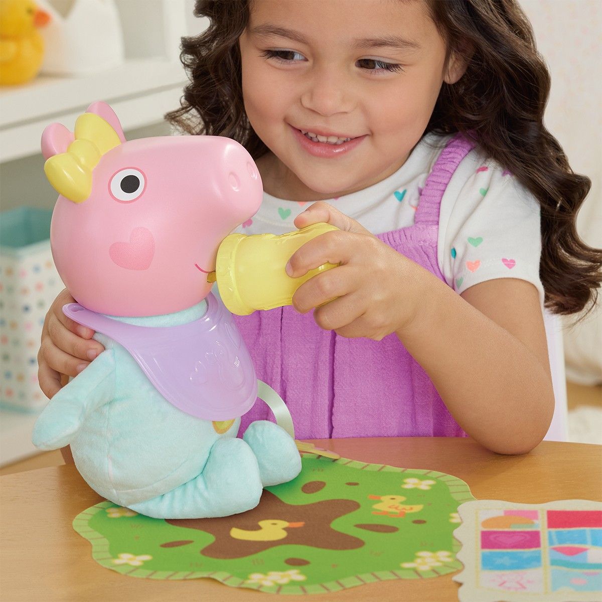 Интерактивная игрушка Peppa – Крошка Эви: хрюшки-обнимашки  фото 6