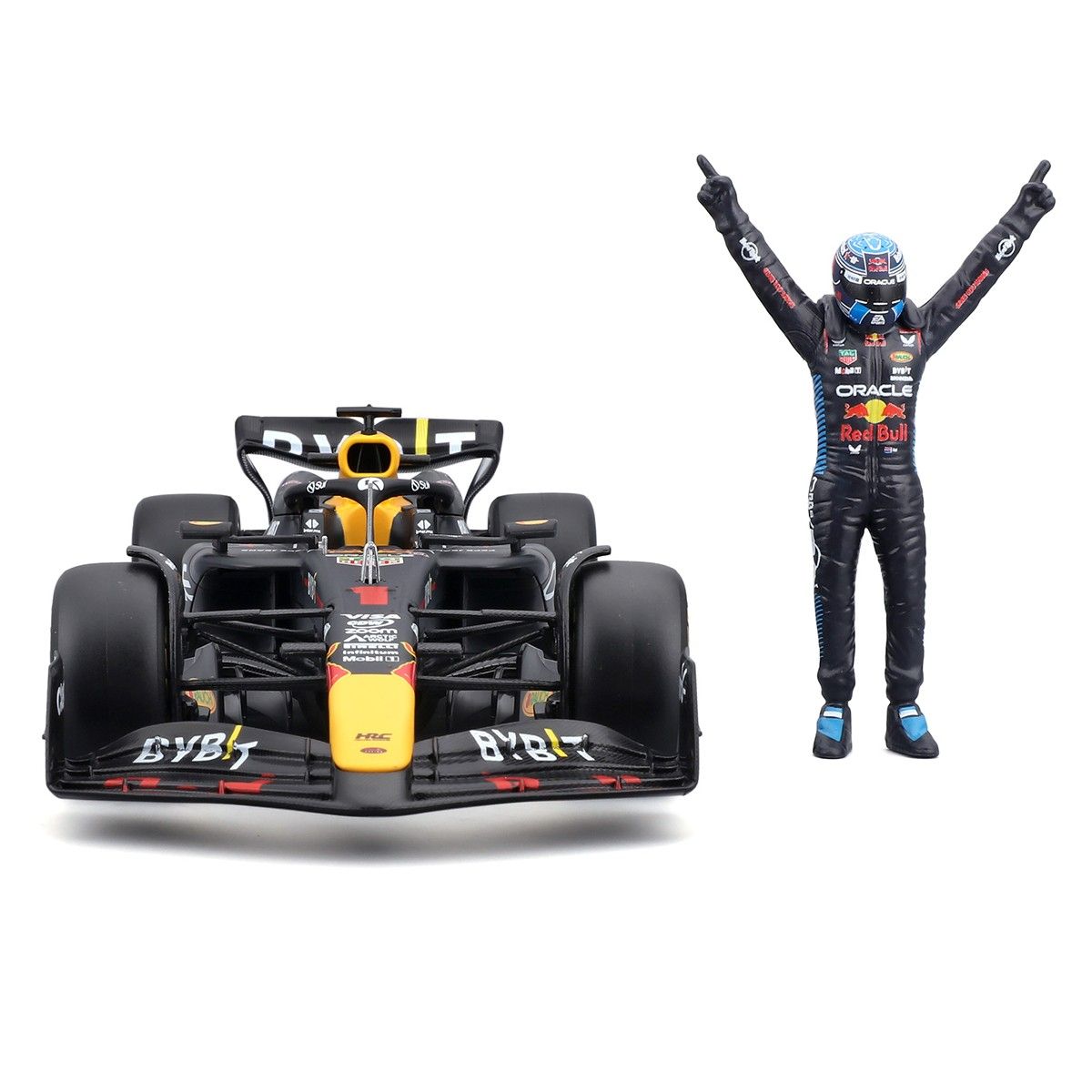 Автомодель з фігуркою – Oracle Red Bull Racing RB20 (2024) (1:24)  фото 6