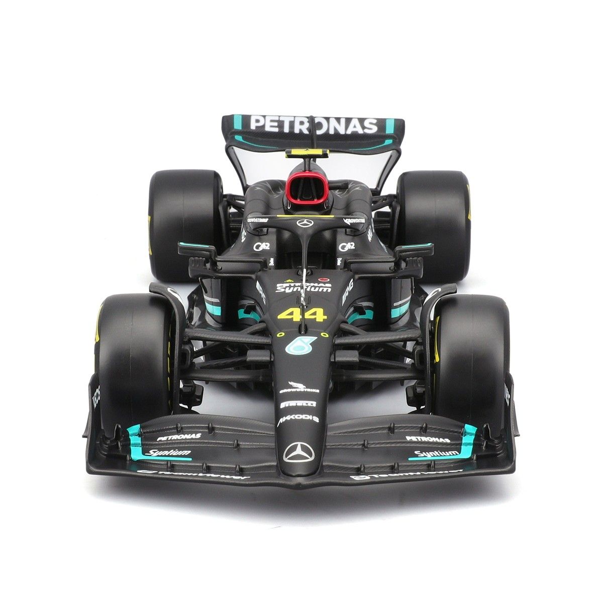 Автомодель з фігуркою – Mercedes‑AMG Petronas F1 W15 (2024) (1:24)  фото 6