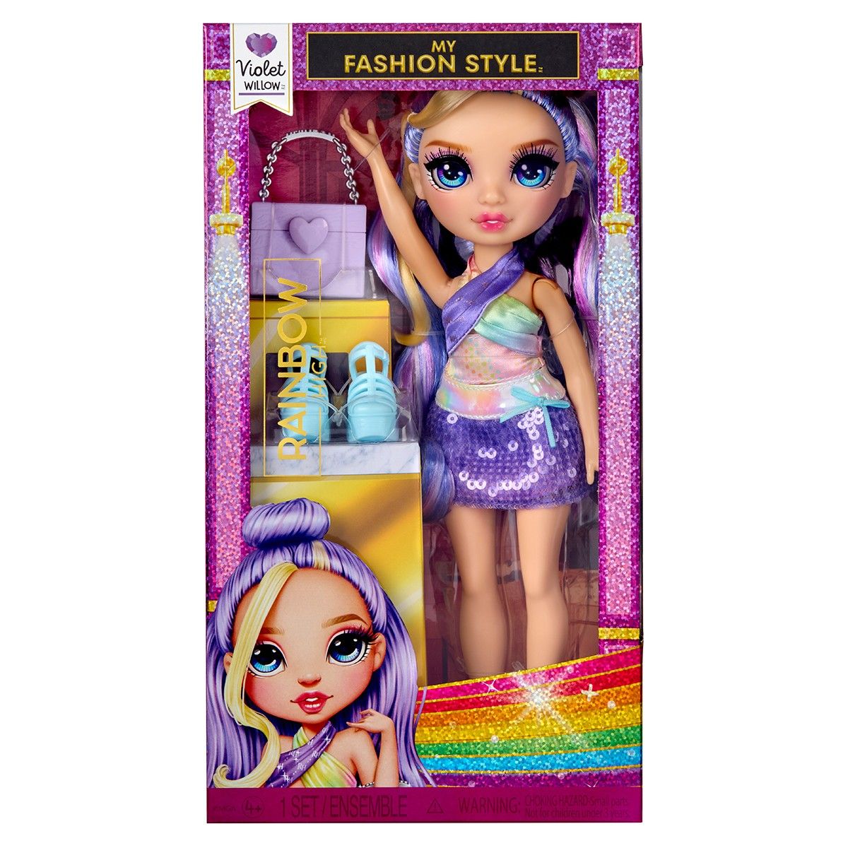Лялька Rainbow High серії My Fashion Style — Віолетта  фото 6