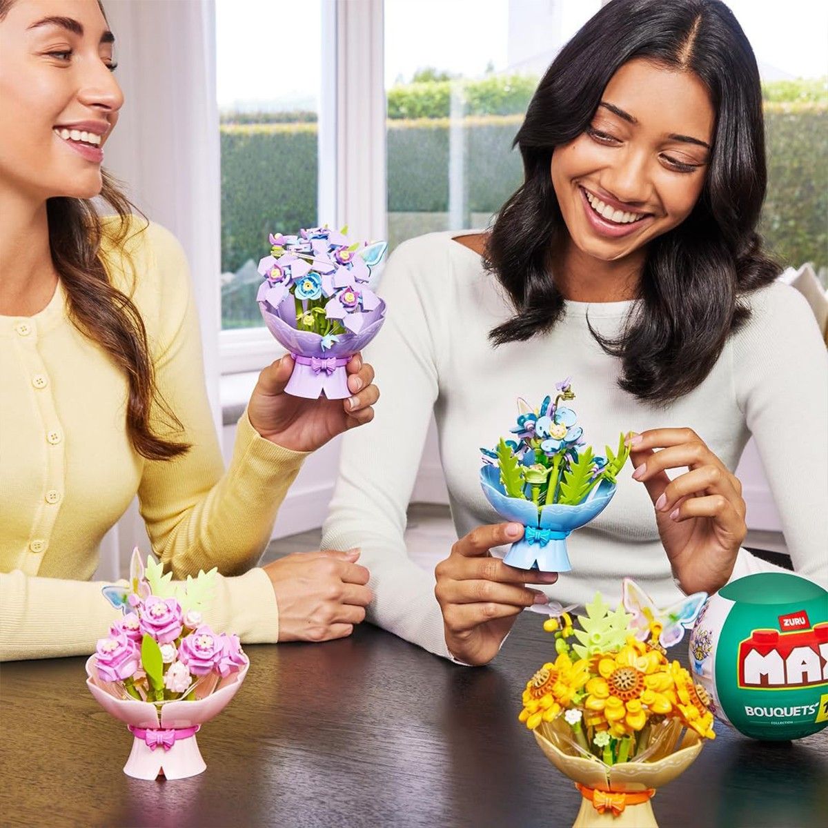 Конструктор в капсуле Max серии Bouquets S1 – Букет роз (свет)  фото 6