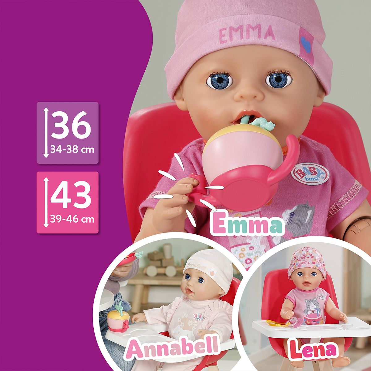 Набір посуду для ляльки Baby Born – Миле годування  фото 6