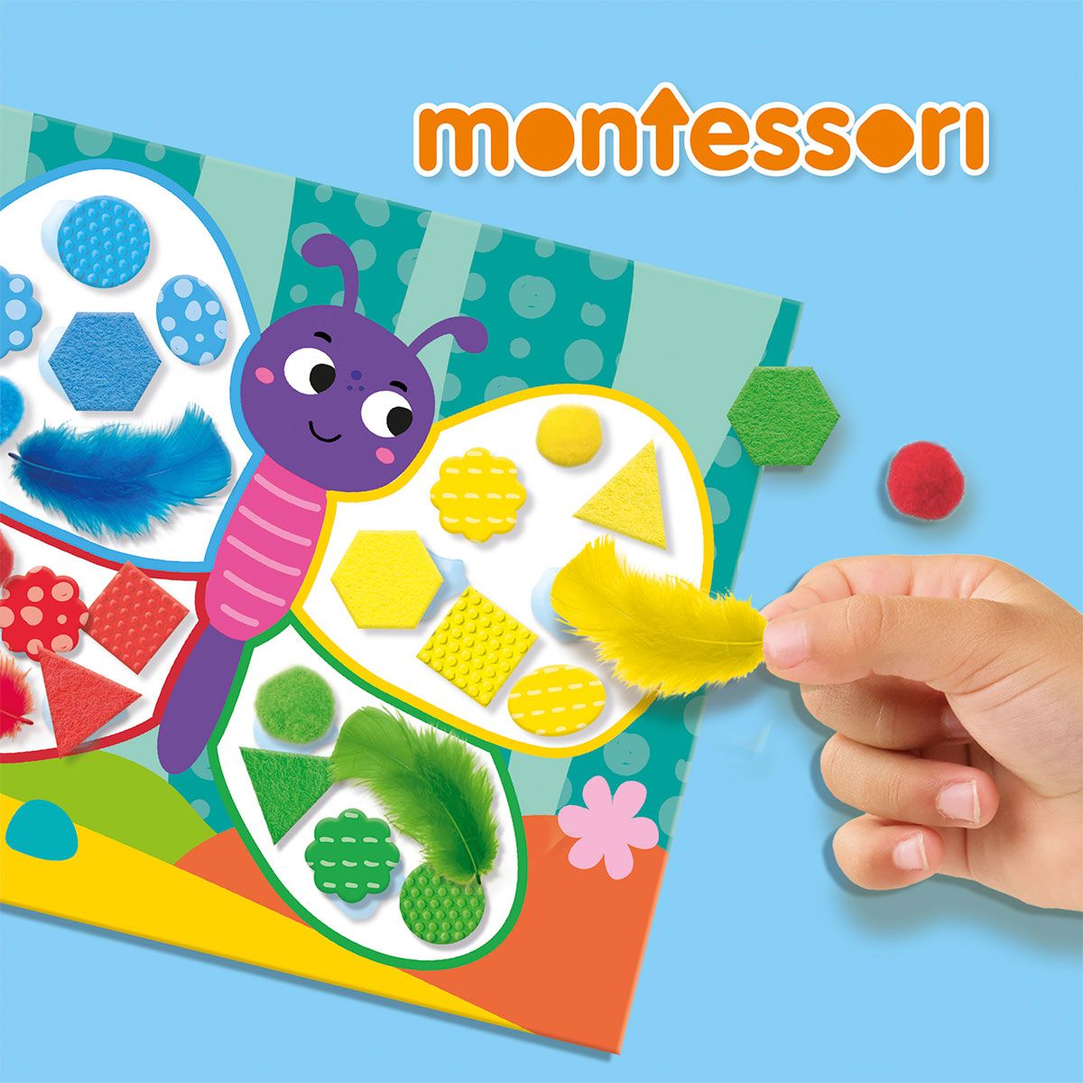 Набір для творчості серії Montessori – Сортуй кольори та матеріали  фото 6