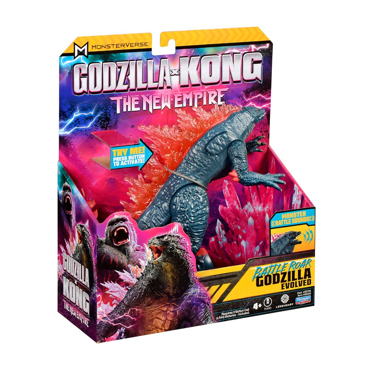 Фігурка Godzilla x Kong - Ґодзілла готова до бою (звук)  фото 6