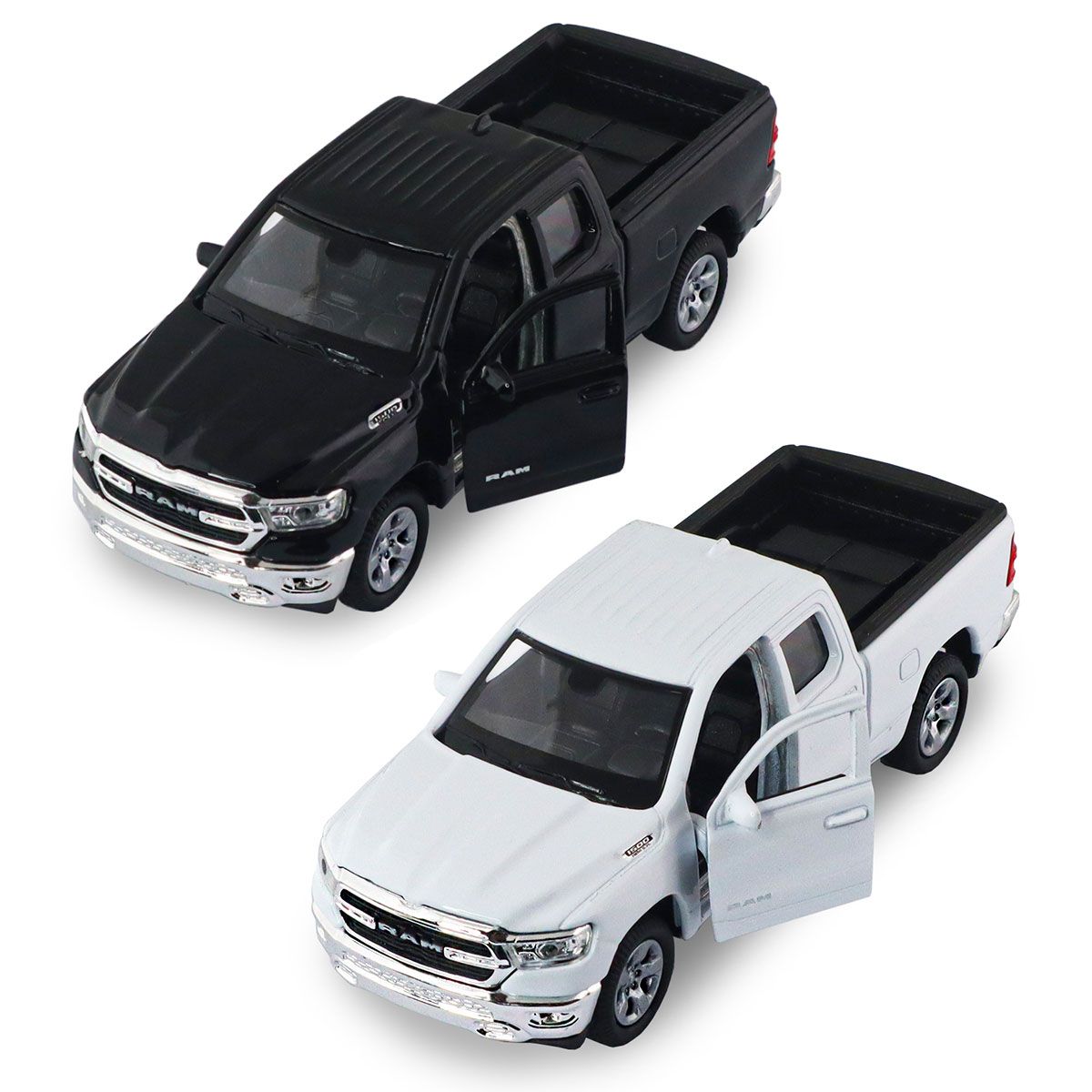 Автомодель - RAM 1500 2019 (білий, чорний)  фото 6
