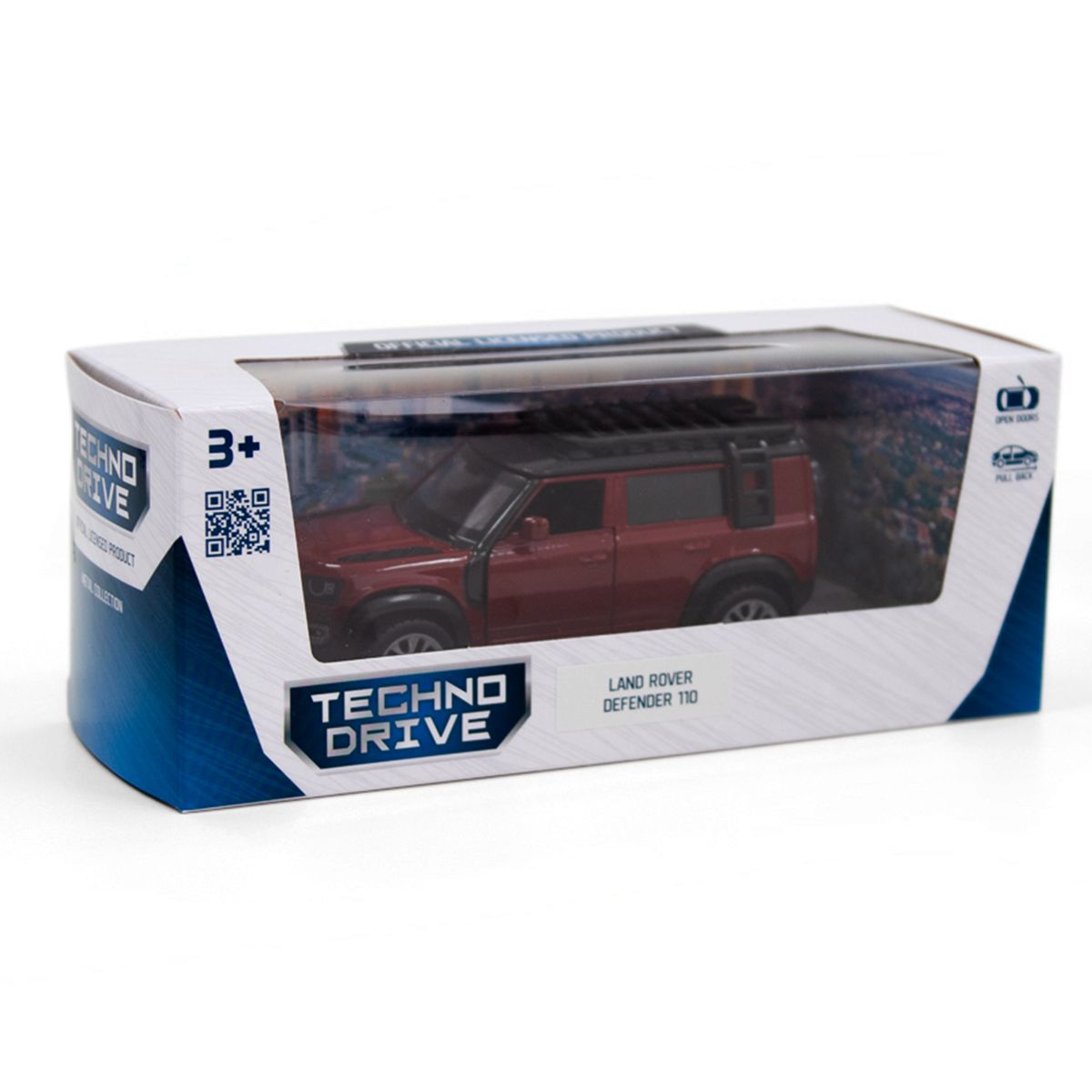 Автомодель - LAND ROVER DEFENDER 110 (червоний)  фото 6