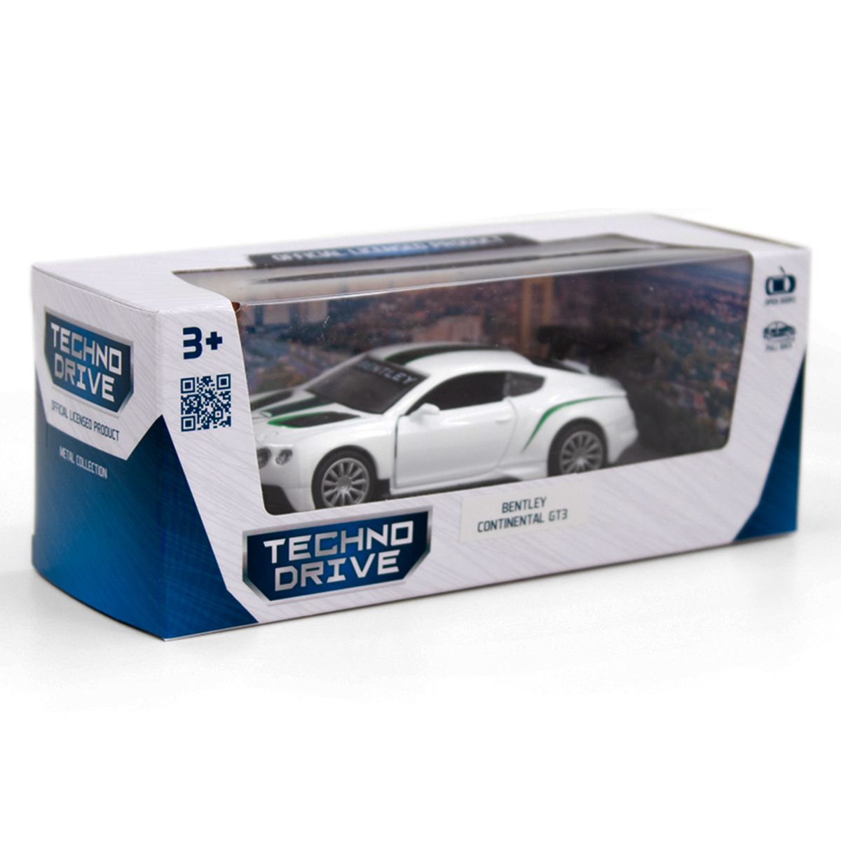 Автомодель - BENTLEY CONTINENTAL GT3 (білий)  фото 6
