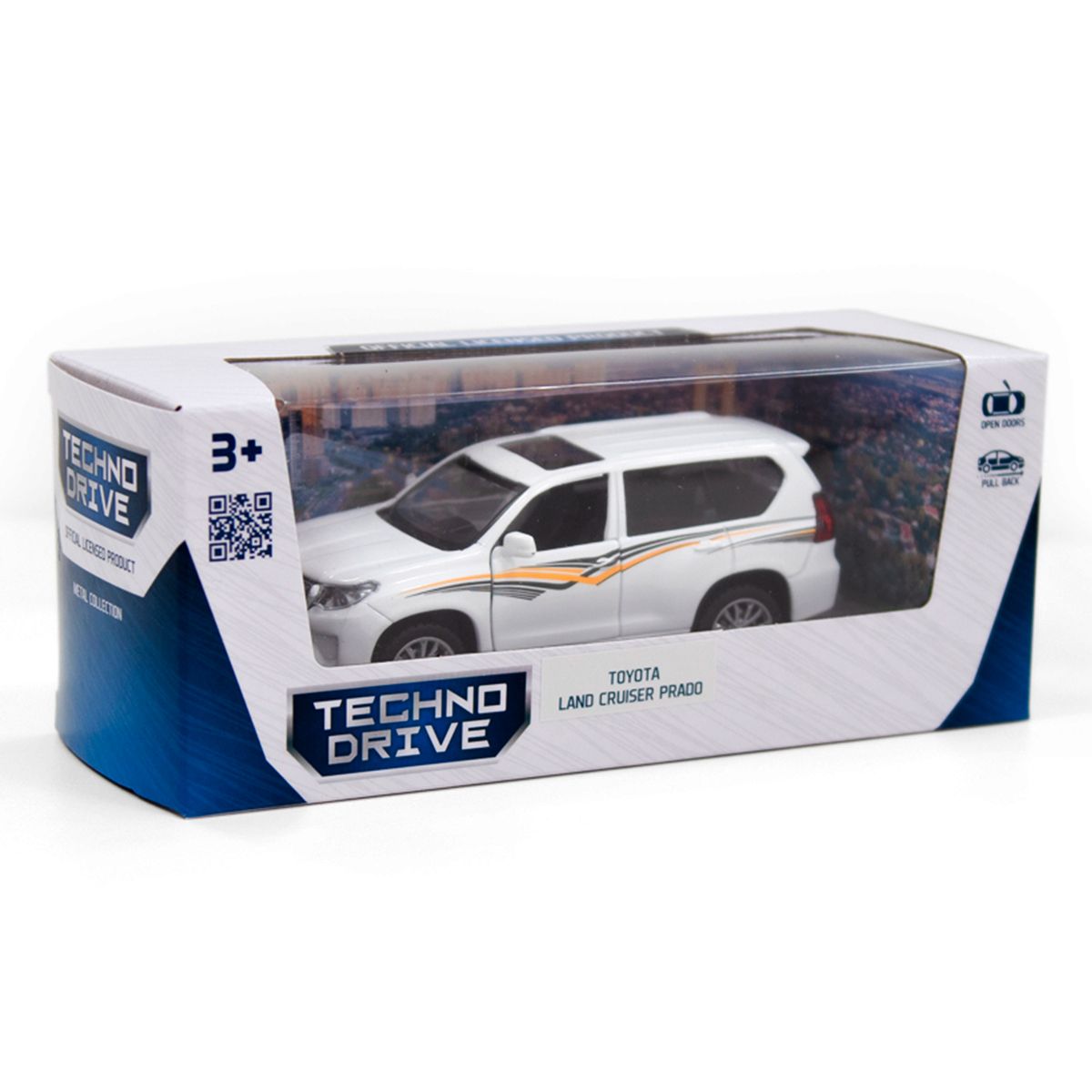 Автомодель - TOYOTA LAND CRUISER (білий)  фото 6