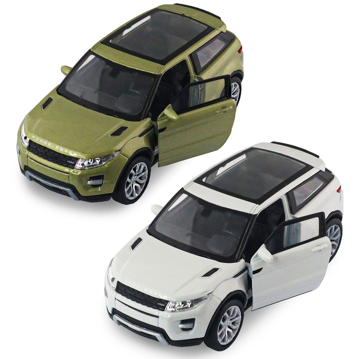 Автомодель - Land Rover Range Rover Evoque (белый, зеленый)  фото 6