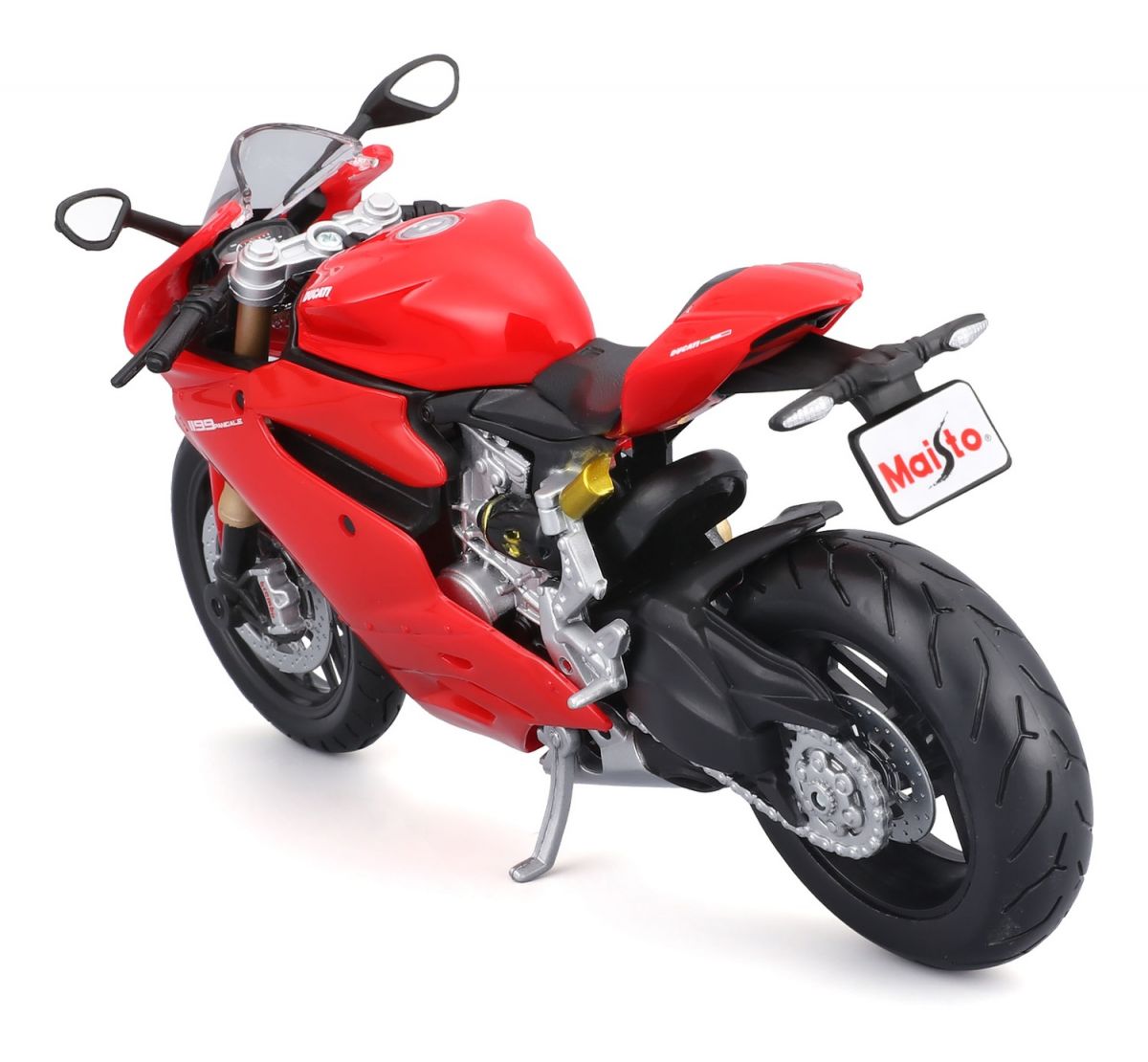 Збірна модель мотоцикла Ducati 1199 Panigale, масштаб 1:12, червоний  фото 6