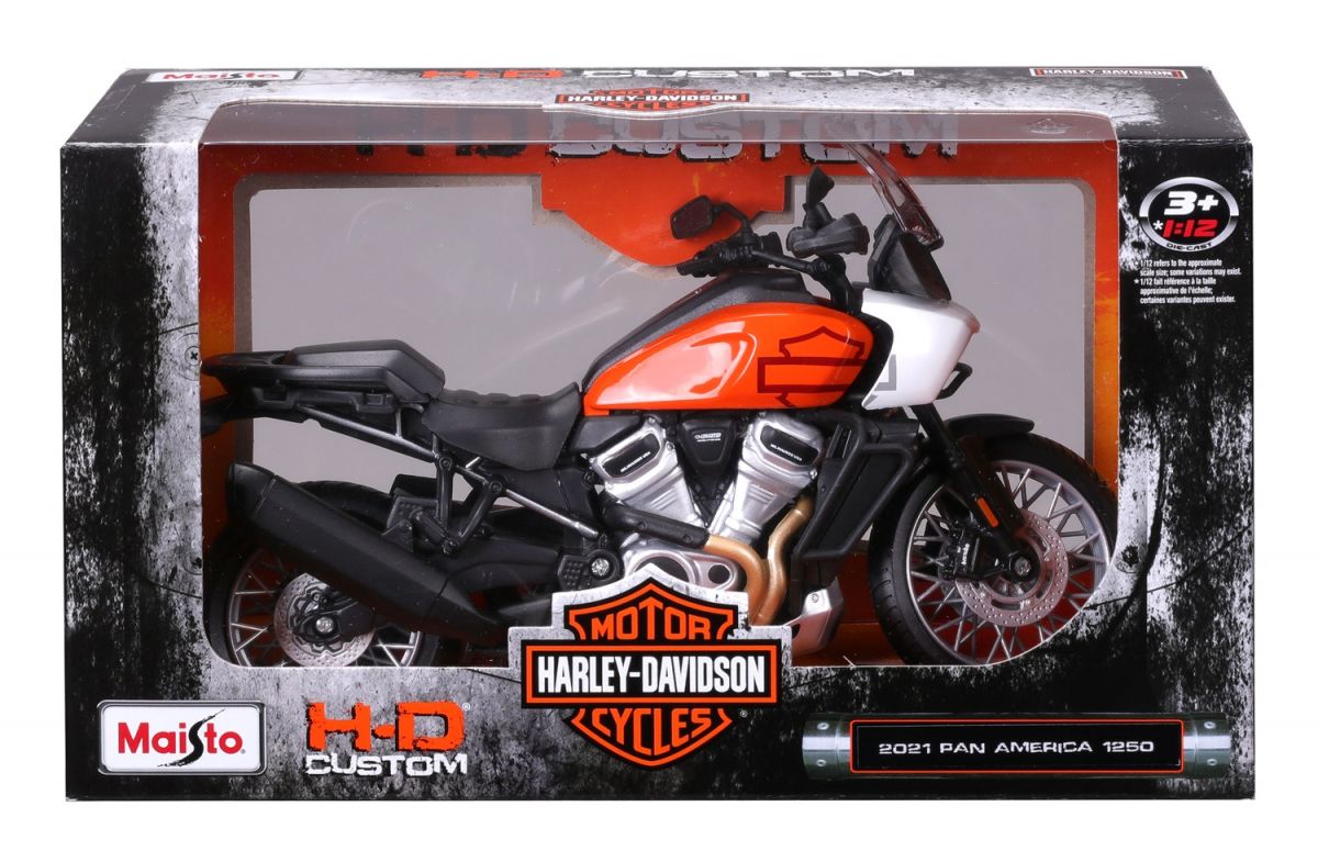 Мотоцикл іграшковий Harley-Davidson Motorcycles With Stand, масштаб 1:12, в асортименті  фото 6