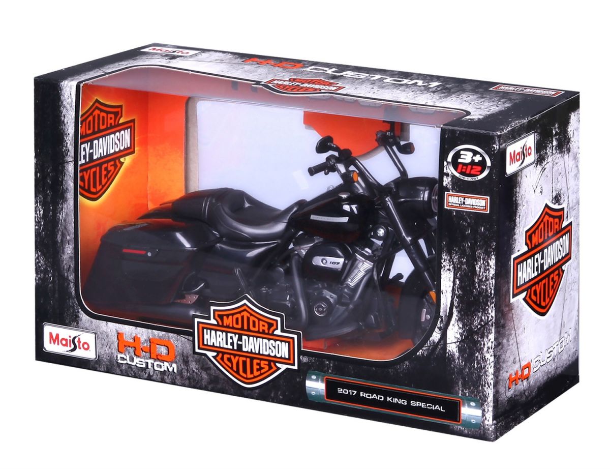 Мотоцикл іграшковий Harley-Davidson Motorcycles With Stand, масштаб 1:12, в асортименті  фото 6