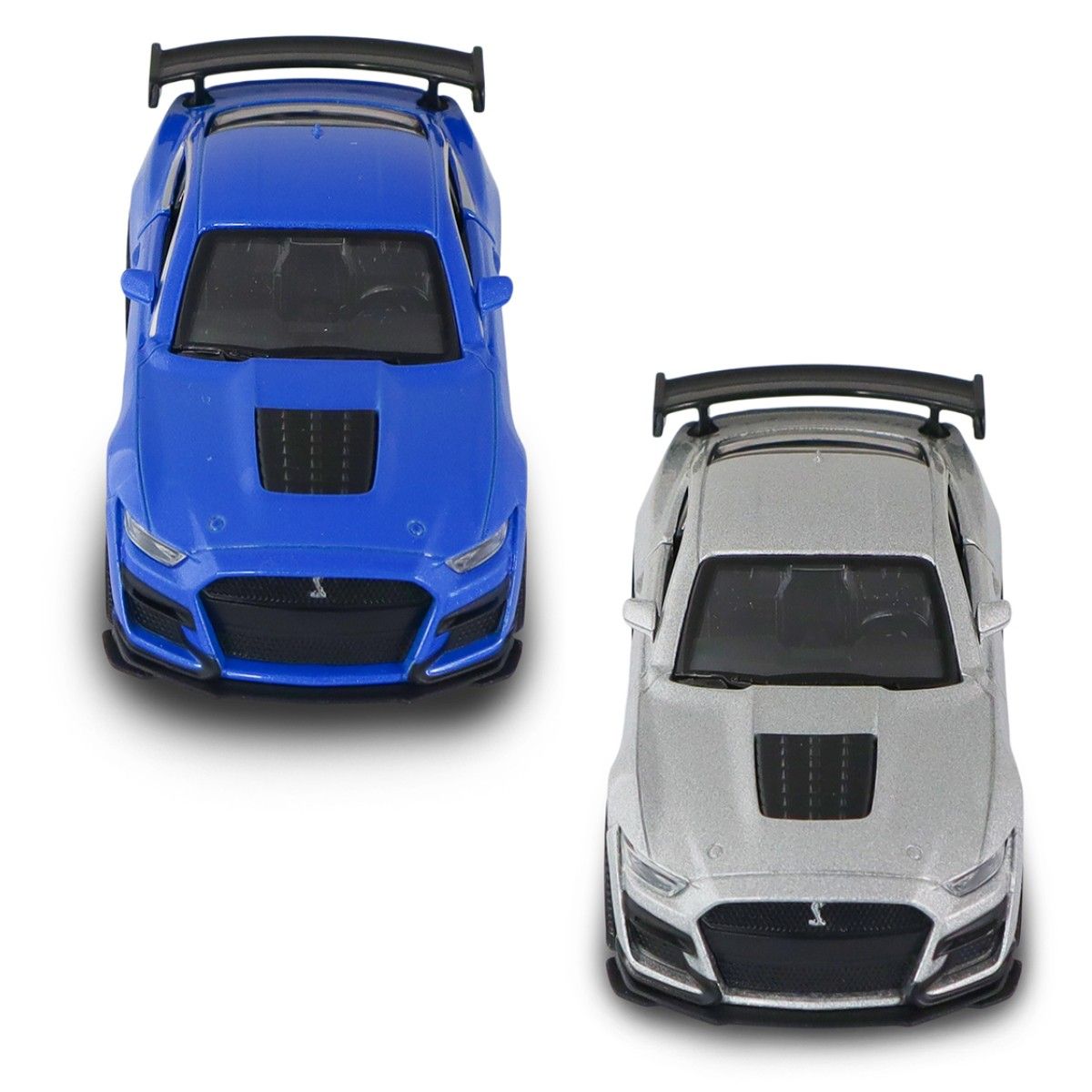 Автомодель – Ford Mustang Shelby GT500 2024 (серый, синий)  фото 6