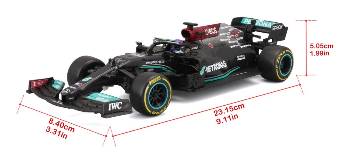 Машинка іграшкова на р/к F1 MERCEDES-AMG, масштаб 1:24, #44  Lewis Hamilton  фото 6