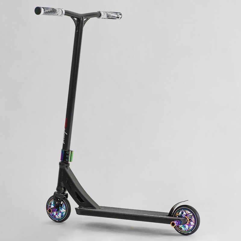 Самокат трюковий "Best Scooter" (HIC-система, ПЕГИ, алюмінієвий диск та дека, колеса PU, d=120 мм, ширина керма 58 см) фото 7 Самокат трюковий "Best Scooter" (HIC-система, ПЕГИ, алюмінієвий диск та дека, колеса PU, d=120 мм, ширина керма 58 см) фото 7
