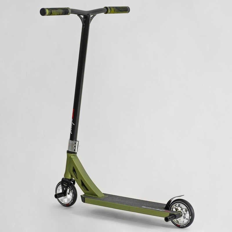 Самокат трюковий "Best Scoote" (HIC-система, ПЕГИ, алюмінієвий диск та дека, колеса PU, d=120 мм, ширина керма 58 см) фото 7 Самокат трюковий "Best Scoote" (HIC-система, ПЕГИ, алюмінієвий диск та дека, колеса PU, d=120 мм, ширина керма 58 см) фото 7