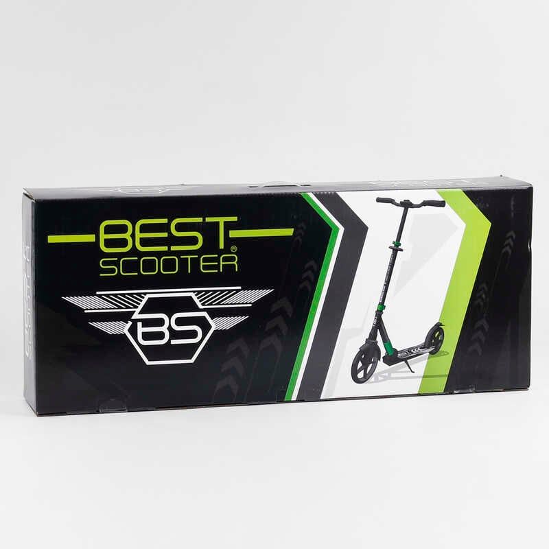 Самокат алюмінієвий "Best Scoote" (колеса PU, d переднього колеса – 230мм, d заднього колеса – 215 мм, 1 амортизатор передній) фото 7 Самокат алюмінієвий "Best Scoote" (колеса PU, d переднього колеса – 230мм, d заднього колеса – 215 мм, 1 амортизатор передній) фото 7