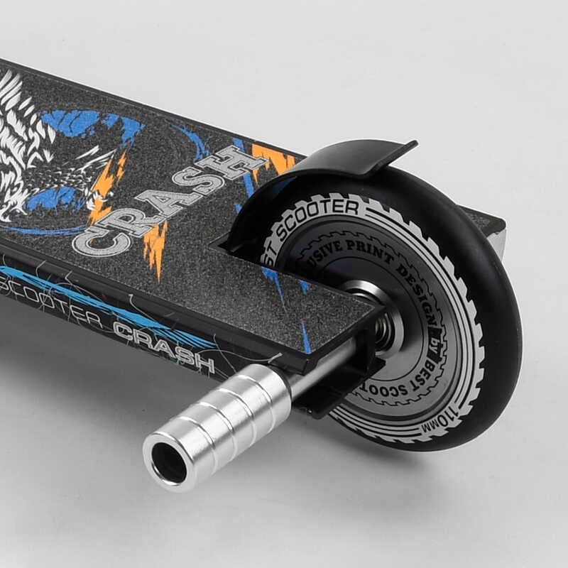 Самокат трюковий "Best Scooter. CRASH" (HIC-система, ПЕГІ, алюмінієвий диск і дека, колеса 110 мм PU, ширина керма - 57 см, в коробці) фото 7 Самокат трюковий "Best Scooter. CRASH" (HIC-система, ПЕГІ, алюмінієвий диск і дека, колеса 110 мм PU, ширина керма - 57 см, в коробці) фото 7