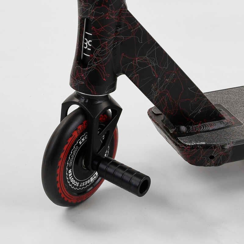 Самокат трюковий "Best Scooter. CRASH" (HIC-система, ПЕГИ, алюмінієвий диск і дека, колеса 110 мм PU, ширина керма - 57 см, в коробці) фото 7 Самокат трюковий "Best Scooter. CRASH" (HIC-система, ПЕГИ, алюмінієвий диск і дека, колеса 110 мм PU, ширина керма - 57 см, в коробці) фото 7