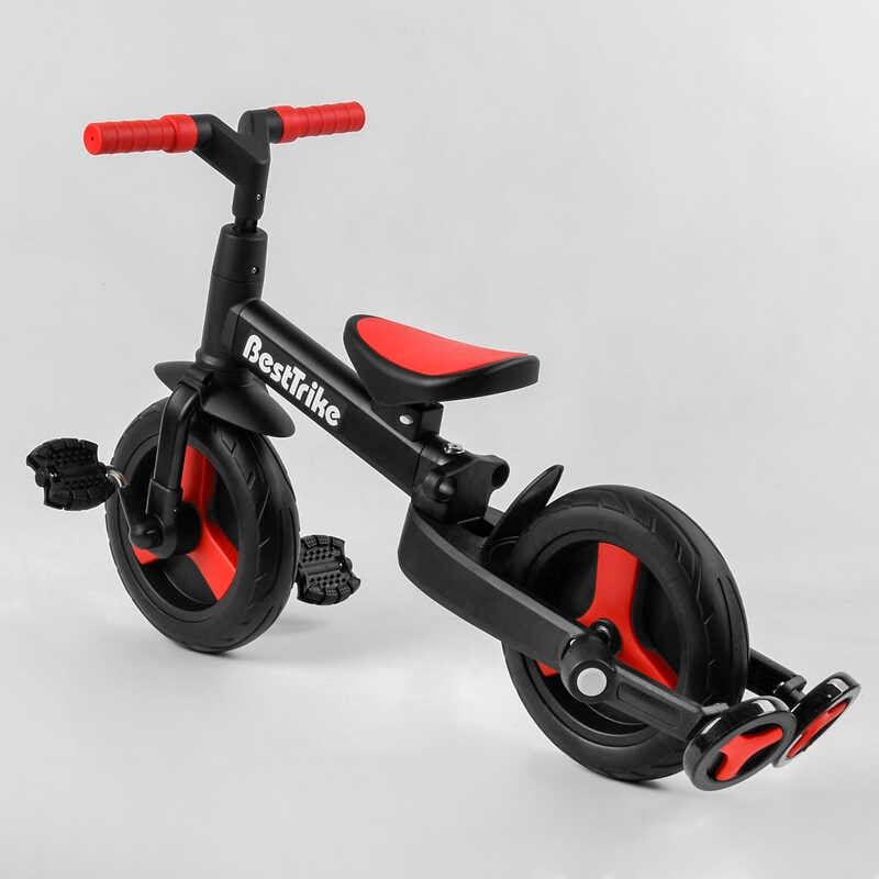 Велосипед-трансформер "Best Trike" (колеса PU 10'', батьківська ручка, знімні педалі) фото 7 Велосипед-трансформер "Best Trike" (колеса PU 10'', батьківська ручка, знімні педалі) фото 7