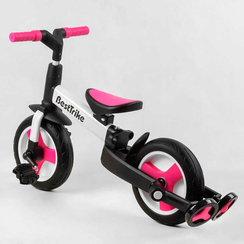 Велосипед-трансформер "Best Trike" (колеса PU 10'', батьківська ручка, знімні педалі) фото 7 Велосипед-трансформер "Best Trike" (колеса PU 10'', батьківська ручка, знімні педалі) фото 7