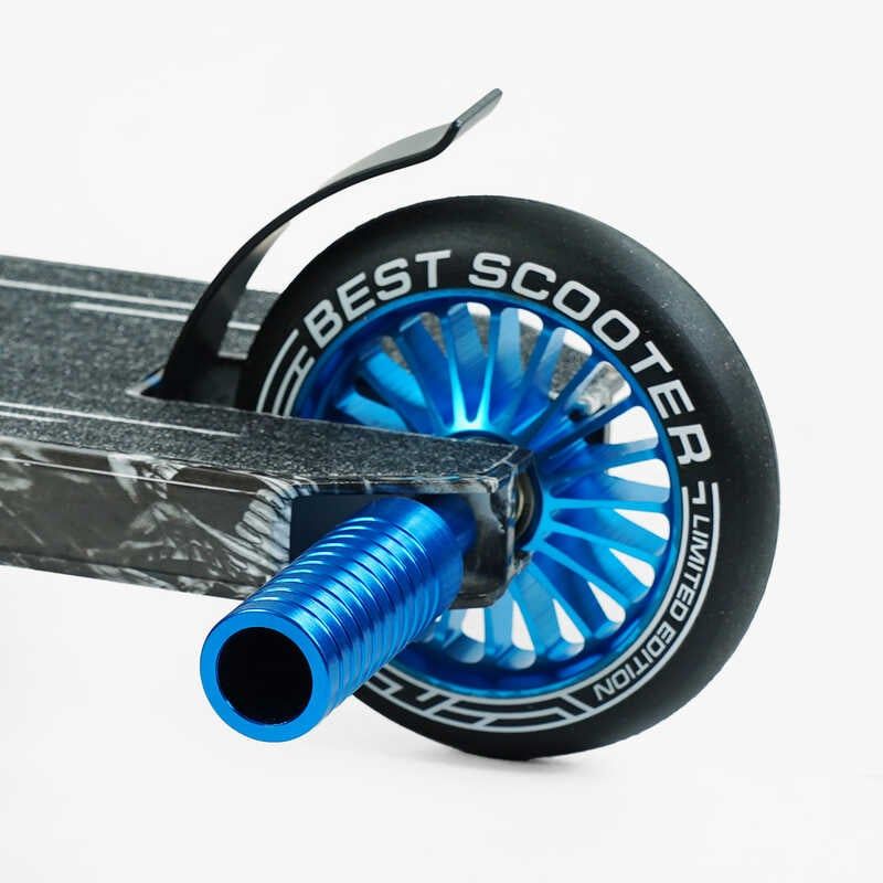 Самокат трюковий "Best Scooter" (HIC-система, ПЕГИ, алюмінієвий диск та дека з ПРИНТОМ, колеса PU, d = 110мм, ширина керма - 60 см) фото 7 Самокат трюковий "Best Scooter" (HIC-система, ПЕГИ, алюмінієвий диск та дека з ПРИНТОМ, колеса PU, d = 110мм, ширина керма - 60 см) фото 7