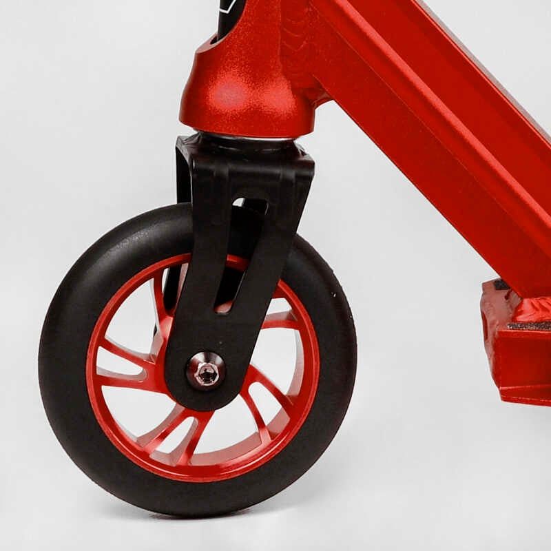 Самокат трюковий "Best Scooter" (HIC-система, ПЕГИ, алюмінієвий диск та дека, АНОДОВАНЕ ФАРБУВАННЯ, колеса PU, d=110 мм, ширина керма – 58 см) фото 7 Самокат трюковий "Best Scooter" (HIC-система, ПЕГИ, алюмінієвий диск та дека, АНОДОВАНЕ ФАРБУВАННЯ, колеса PU, d=110 мм, ширина керма – 58 см) фото 7