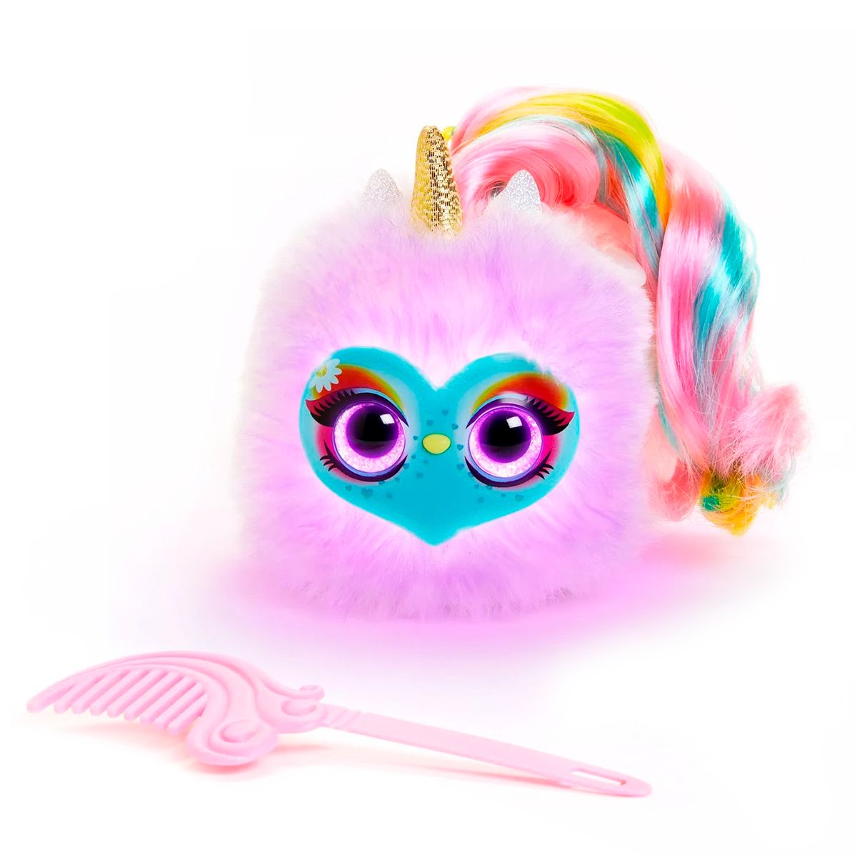Игровой набор с интерактивным единорогом POMSIES LUMIES - СПАРКЛ фото 7 Игровой набор с интерактивным единорогом POMSIES LUMIES - СПАРКЛ фото 7