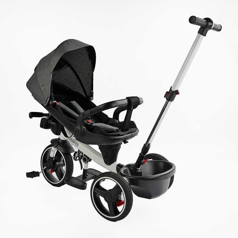 Велосипед "BestTrike Marco" (поворотне сидіння, складне кермо, колеса з прогумованим PU, кошик, телескопічна ручка, фара музична) фото 7 Велосипед "BestTrike Marco" (поворотне сидіння, складне кермо, колеса з прогумованим PU, кошик, телескопічна ручка, фара музична) фото 7