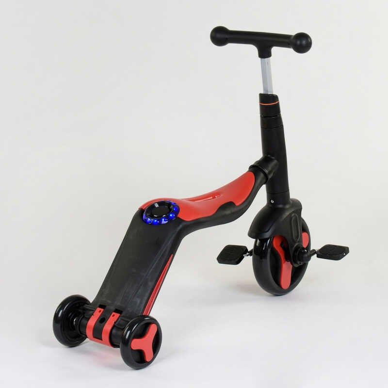 Самокат 3в1 (1) Best Scooter, самокат-велобіг-велосипед, ЧЕРВОНИЙ, світло, 8 мелодій, колеса PU, переднє колесо d = 20см, задні d = 11см фото 7 Самокат 3в1 (1) Best Scooter, самокат-велобіг-велосипед, ЧЕРВОНИЙ, світло, 8 мелодій, колеса PU, переднє колесо d = 20см, задні d = 11см фото 7