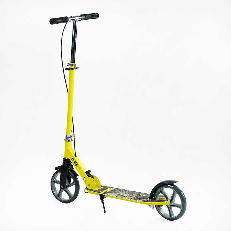 Самокат двухколесный Best Scooter FL-14320 (4) стальная рама, ручной тормоз, колеса PU 200мм, 1 амортизатор передний, в коробке фото 7 Самокат двухколесный Best Scooter FL-14320 (4) стальная рама, ручной тормоз, колеса PU 200мм, 1 амортизатор передний, в коробке фото 7