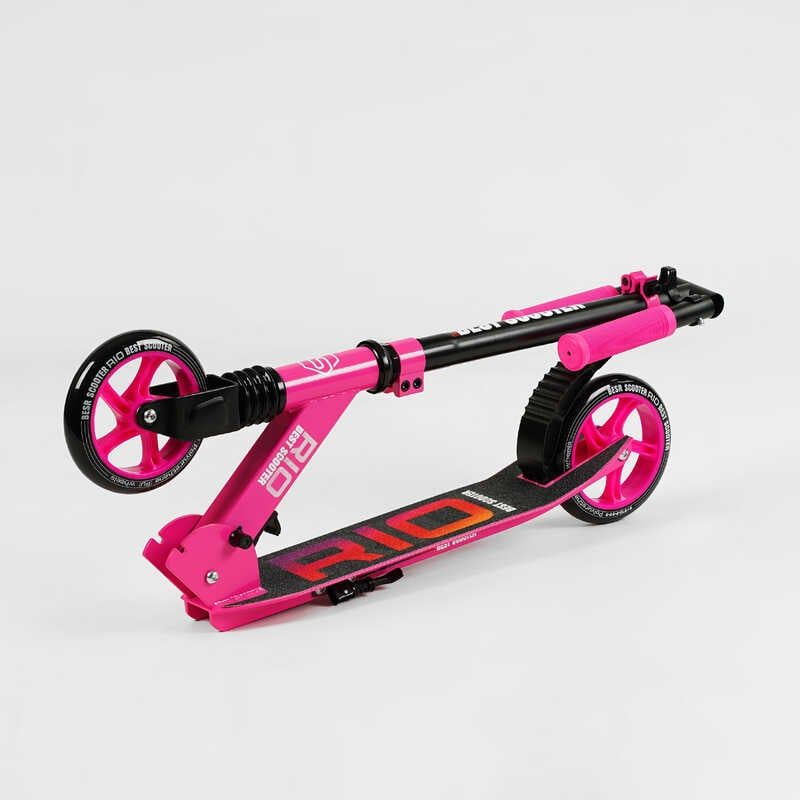 Самокат двухколесный Best Scooter R - 21071 (4) колеса PU 145мм, передний амортизатор, алюминиевый тормоз, в коробке фото 7 Самокат двухколесный Best Scooter R - 21071 (4) колеса PU 145мм, передний амортизатор, алюминиевый тормоз, в коробке фото 7