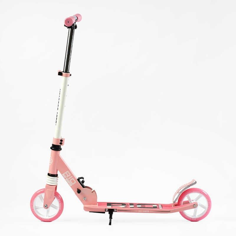 Самокат двухколесный Best Scooter R - 23617 (4) колеса PU 145мм, передний амортизатор, алюминиевый тормоз, в коробке фото 7 Самокат двухколесный Best Scooter R - 23617 (4) колеса PU 145мм, передний амортизатор, алюминиевый тормоз, в коробке фото 7