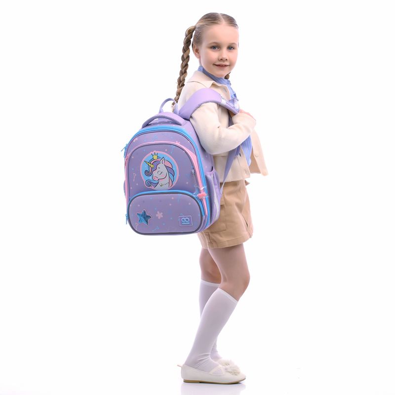 Рюкзак GoPack Education каркасний 597M-3 Fairytale Unicorn  фото 7