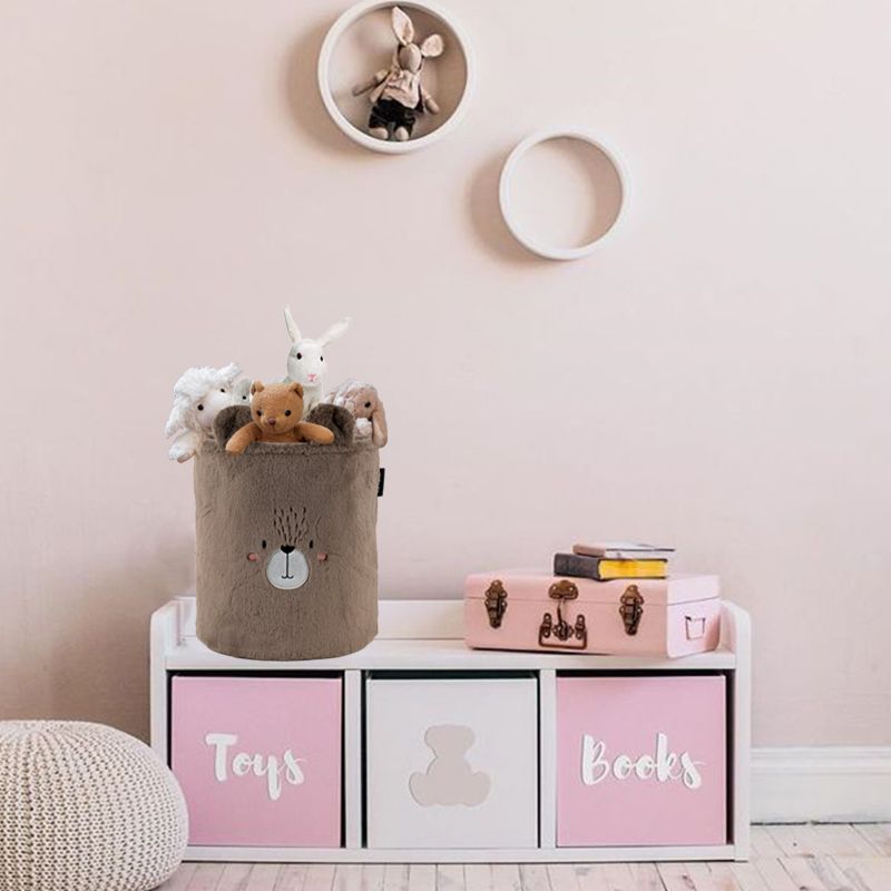 Кошик для зберігання 3100 Sweet Bear 30х35 см, плюшевий  фото 7