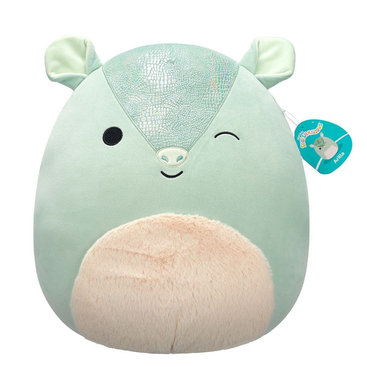 М'яка іграшка Squishmallows – Броненосець Арілла (40 cm) фото 7 М'яка іграшка Squishmallows – Броненосець Арілла (40 cm) фото 7
