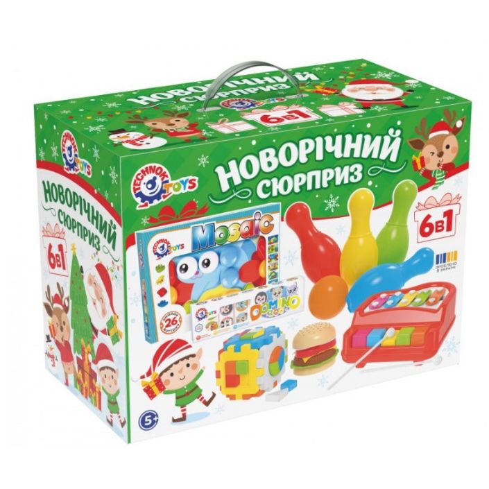 Новогодний набор игрушек ТехноК (коробка 37 х 27. 5 х 19. 3 см)  фото 7