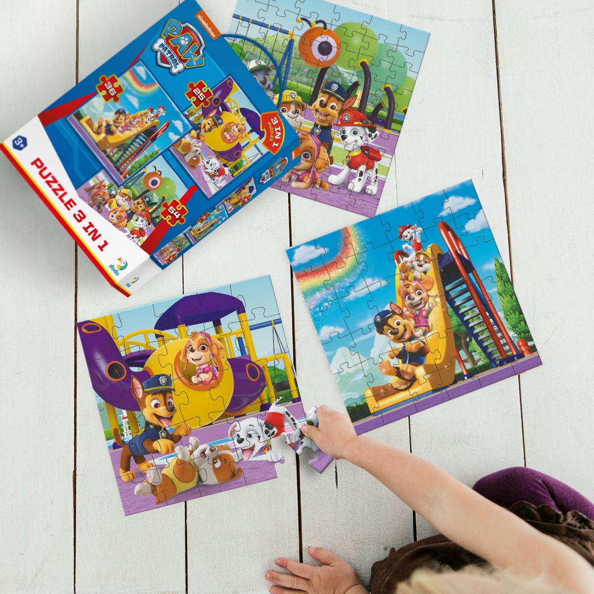 Пазл 3в1 "Щенячий патруль.  Ігровий майданчик"  фото 7