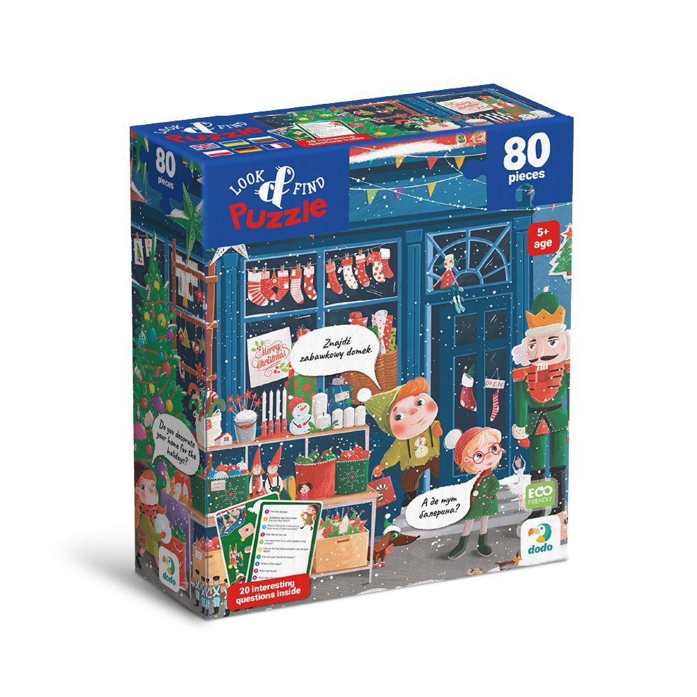 Пазл "Look and Find/Шукай та знаходь.  Зимові свята" 80 ел  фото 7