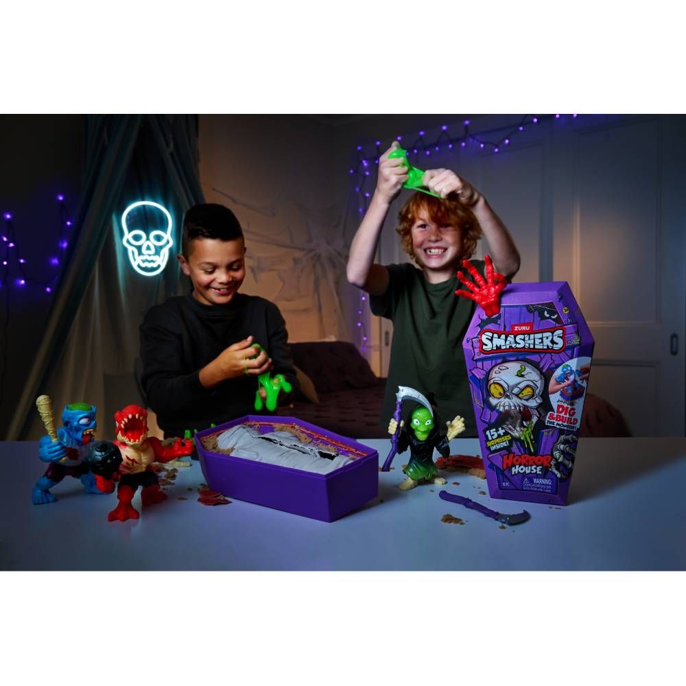 Іграшка у наборі з аксесуарами SMASHERS Horror House-Medium “Діно”  фото 7
