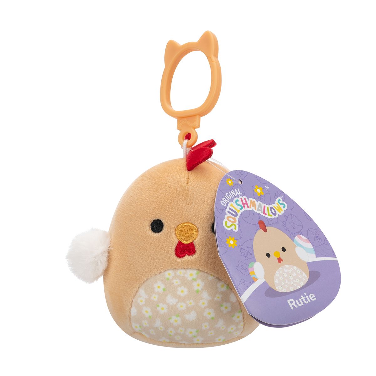 М'яка іграшка на кліпсі Squishmallows – Півник Руті  фото 7