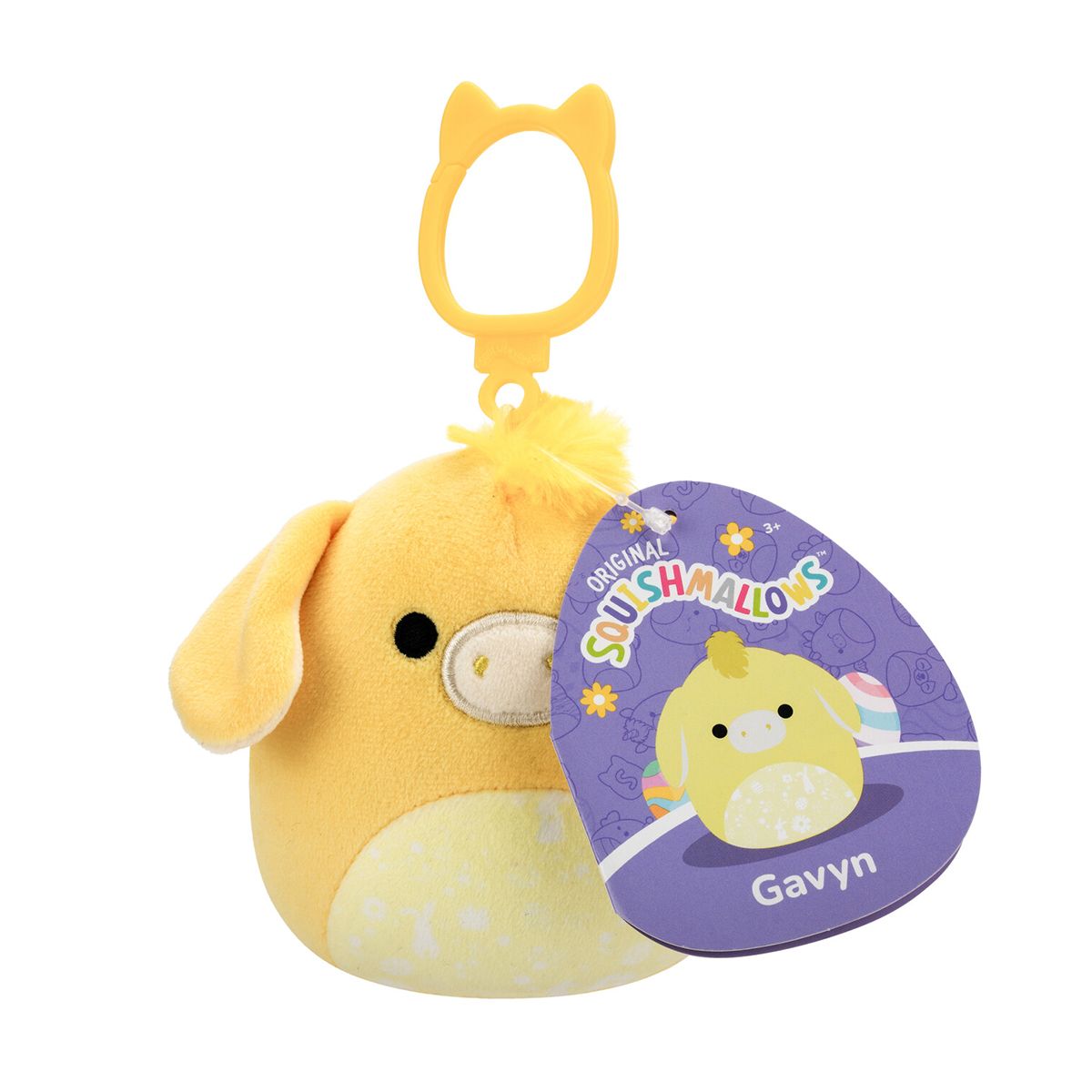 М'яка іграшка на кліпсі Squishmallows – Віслючок Гевін  фото 7
