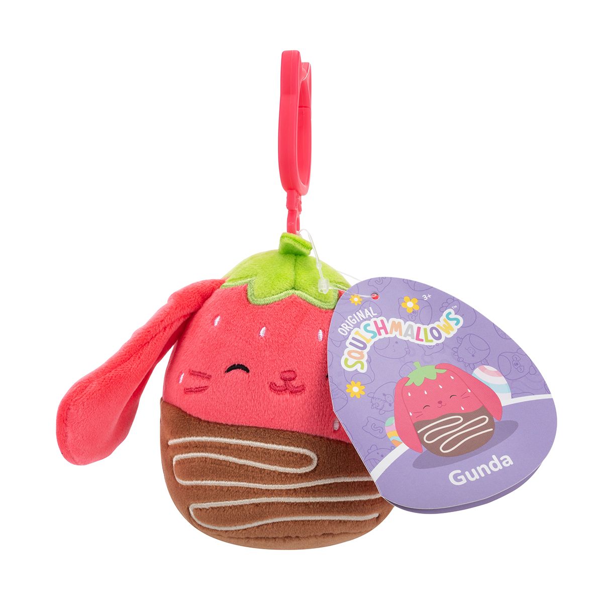 М'яка іграшка на кліпсі Squishmallows – Кролик Гунда  фото 7