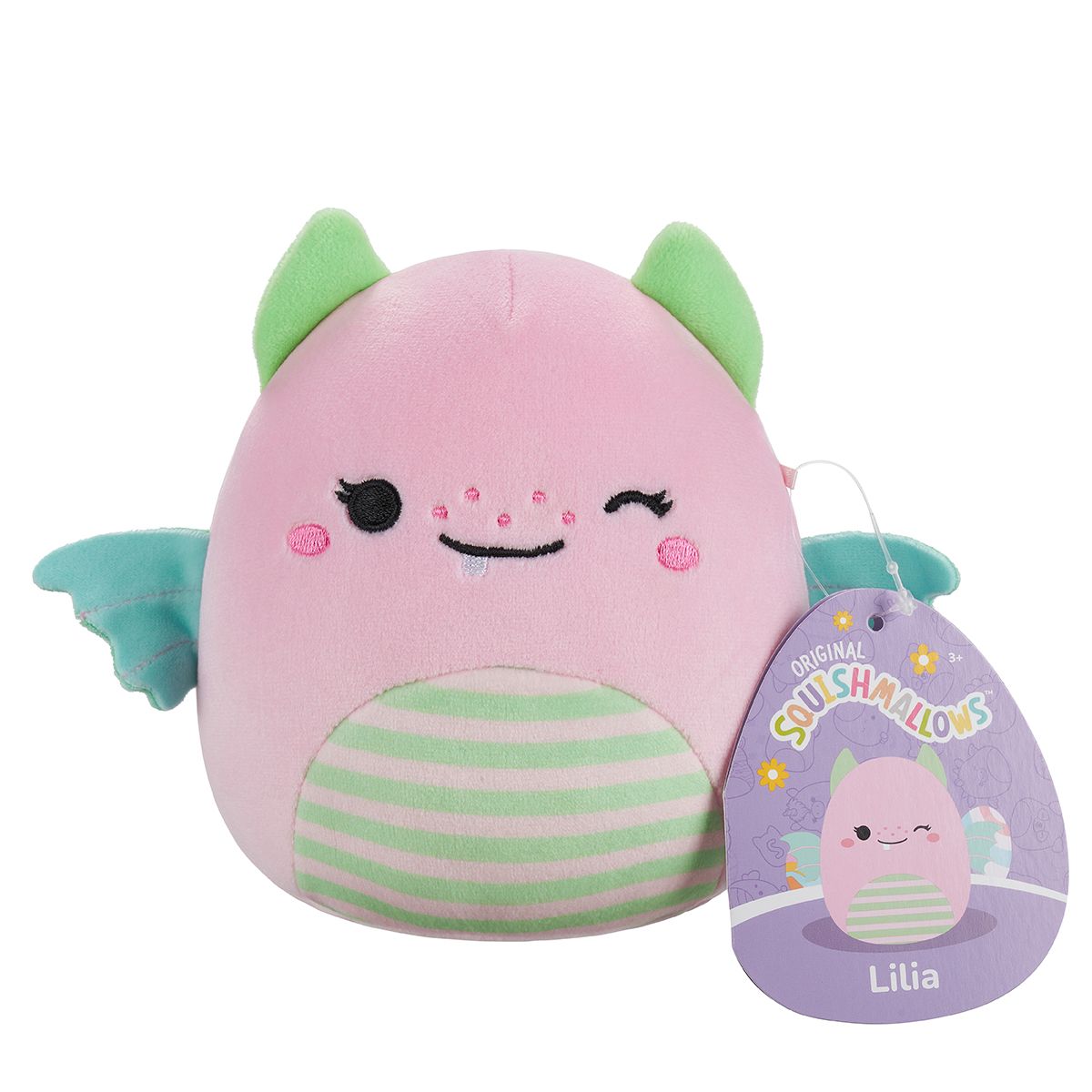 М'яка іграшка Squishmallows - Рожевий Дино (13 cm)  фото 7
