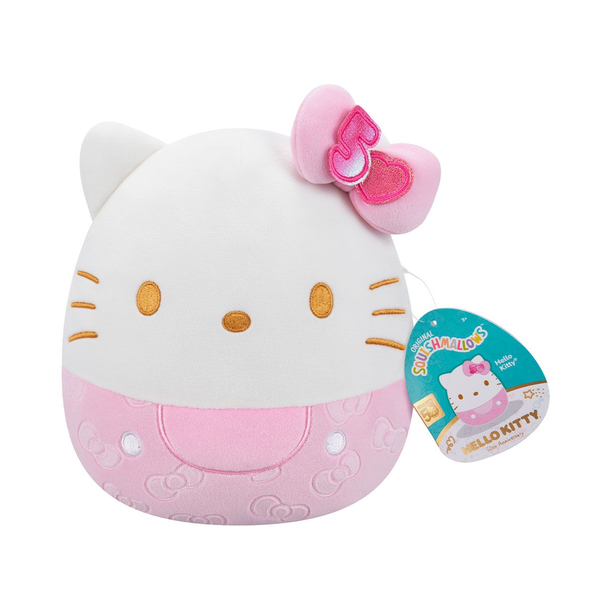 М'яка іграшка Squishmallows – Хелоу Кітті у рожевому (20 cm)  фото 7