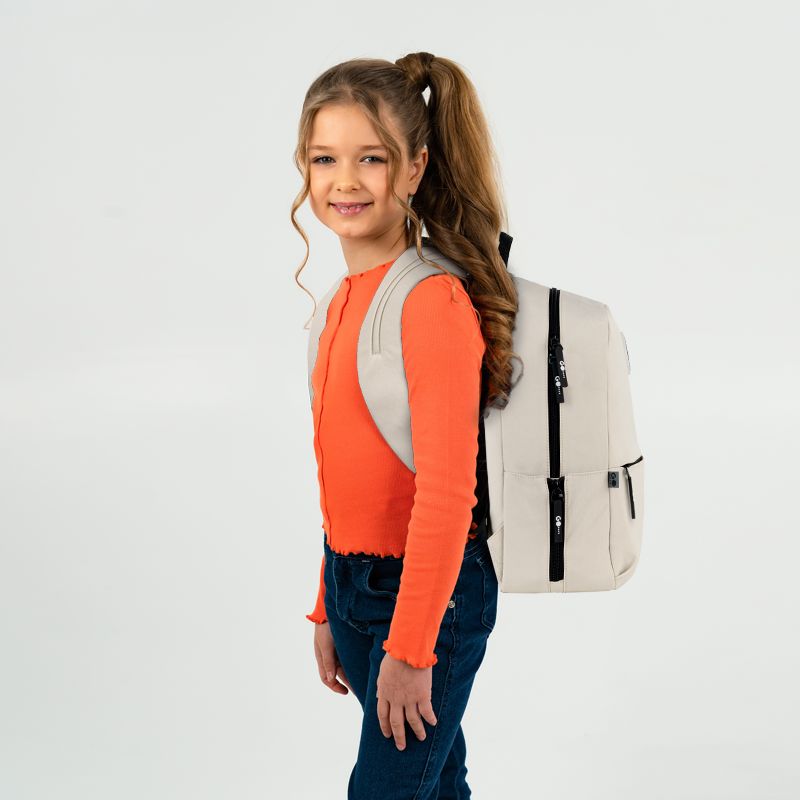 Рюкзак GoPack Education Teens 188M-1 бежевий  фото 7