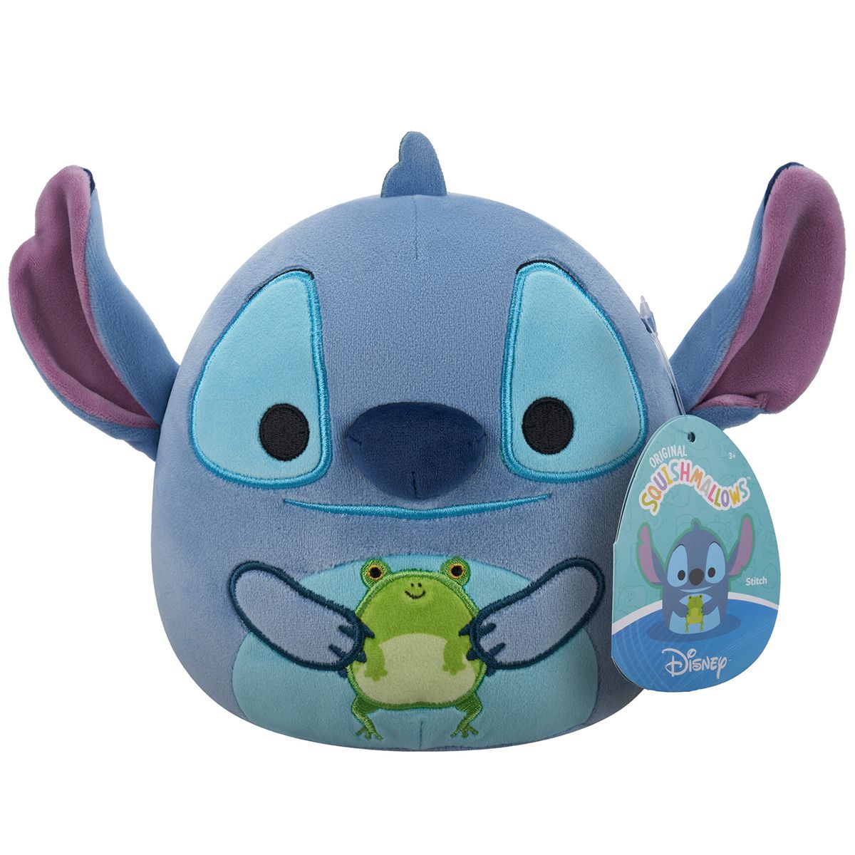 Мягкая игрушка Squishmallows серии Disney - Стич с лягушкой (17 см)  фото 7