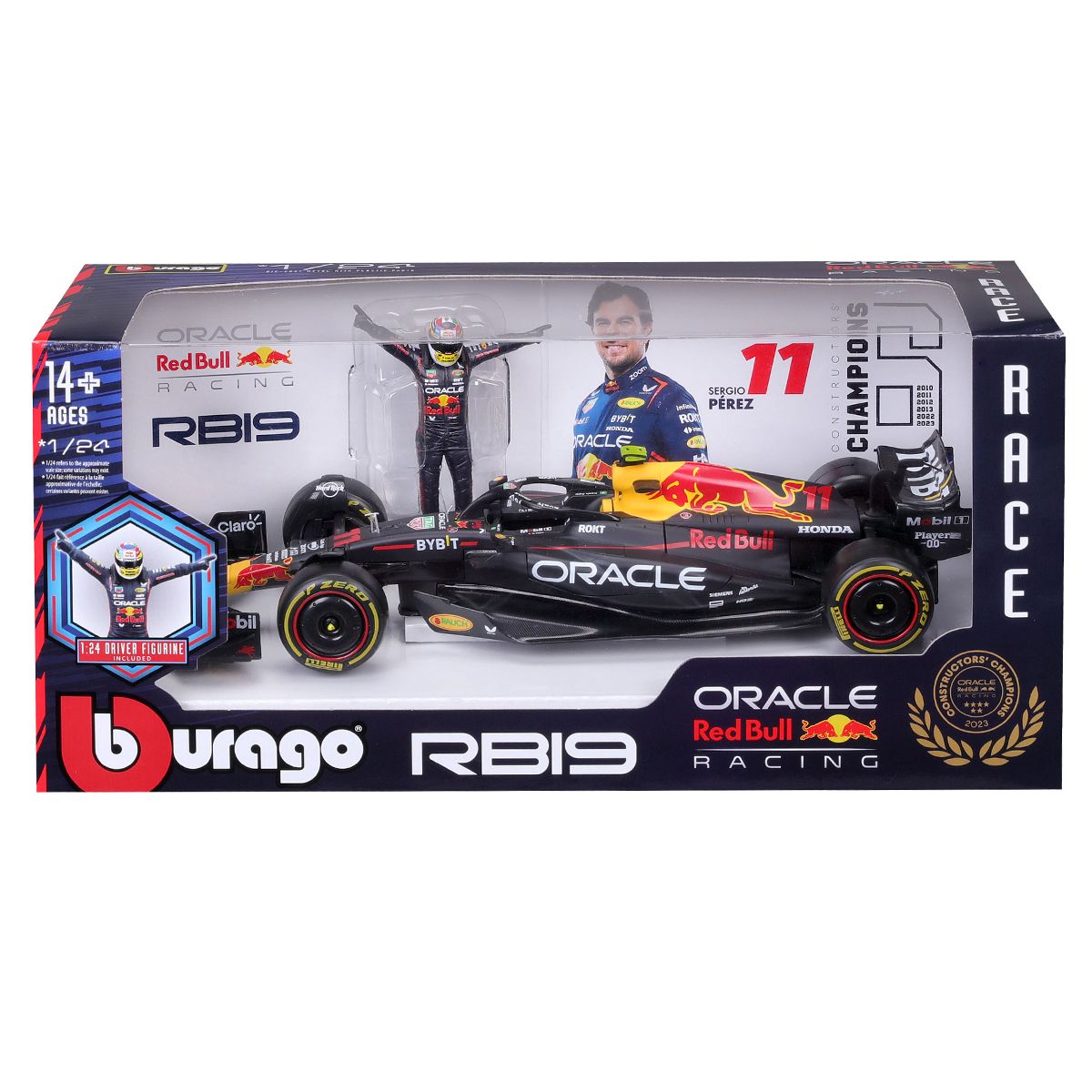 Автомодель з фігуркою - Red Bull Racing RB19 (1:24)  фото 7