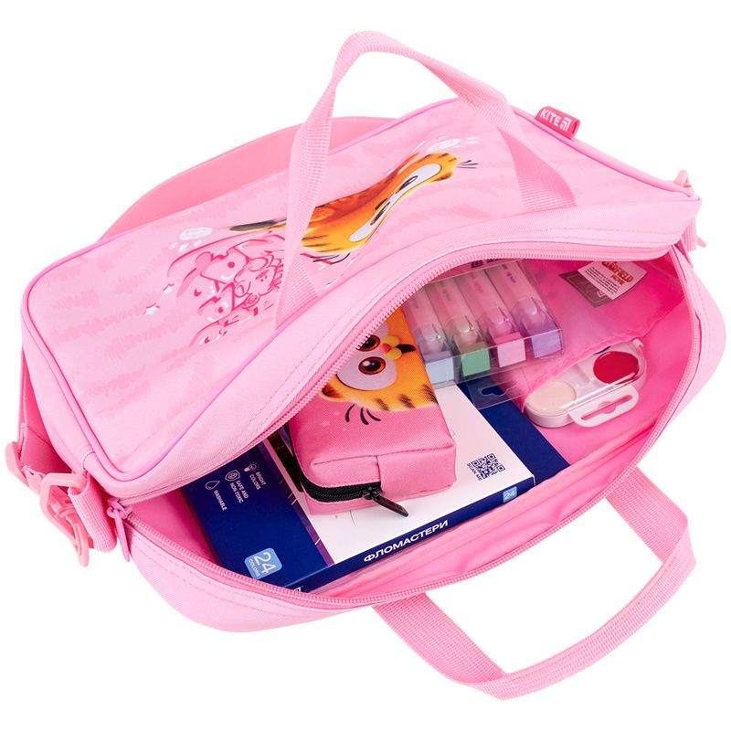 Шкільна текстильна сумка Kite A4, 1 від. , 589 GF  фото 7